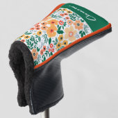 Colorful Garden Bouquet Pattern Golfheadcover (3/4 voorkant)