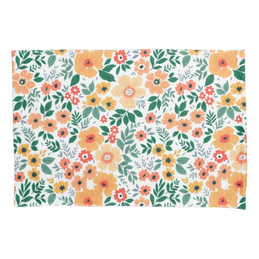 Colorful Garden Bouquet Pattern Kussensloop (Voorkant)