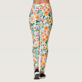 Colorful Garden Bouquet Pattern Leggings (Achterkant)