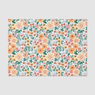 Colorful Garden Bouquet Pattern Tissuepapier