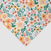 Colorful Garden Bouquet Pattern Tissuepapier (Detail)