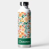 Colorful Garden Bouquet Pattern Waterfles (Links)