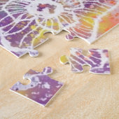 Colorful Garden Flowers Art Puzzle Legpuzzel (Zijkant)
