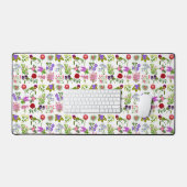 Colorful Garden Flowers Bureaumat (Keyboard & Muis)
