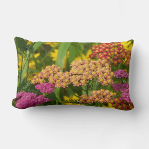 Colorful Garden Flowers Lumbar Pillow Kussen