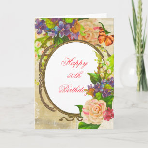 Colorful Garden met Birthday-kaart Kaart