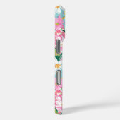Colorful Garden Monogrammed Case-Mate iPhone Case (Achterkant / Rechts)
