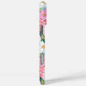 Colorful Garden Monogrammed Case-Mate iPhone Case (Achterkant / Rechts)