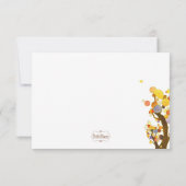 Colorful Garden Trees Wedding RSVP Kaart (Achterkant)