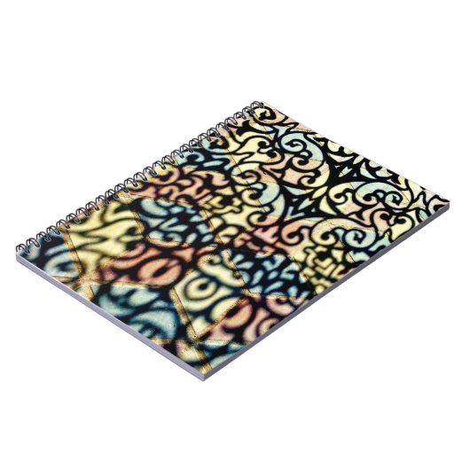 Colorful Gate Shadows Notitieboek (Linkerzijde)