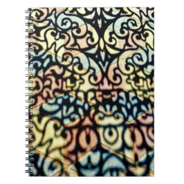 Colorful Gate Shadows Notitieboek