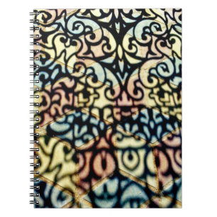 Colorful Gate Shadows Notitieboek