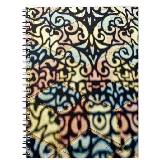 Colorful Gate Shadows Notitieboek (Voorkant)