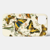 Colorful Gathering of Butterflies and Caterpillars Case-Mate iPhone Case (Achterkant (horizontaal))