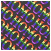 Colorful Gay Rainbow Colors Homo Pattern Stof (Close Up)