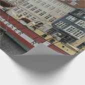 COLORFUL GEBOUWEN BESMETTEN DE RIVER CADEAUPAPIER (Hoek)