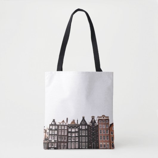 COLORFUL GEBOUWEN TOTE BAG (Voorkant)
