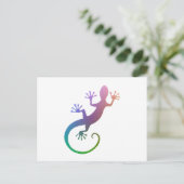 Colorful Gecko Briefkaart (Staand voorkant)