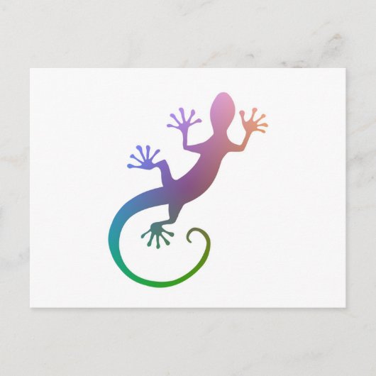 Colorful Gecko Briefkaart (Voorkant)