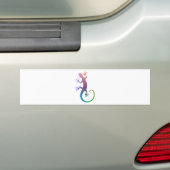 Colorful Gecko Bumpersticker (Op auto)