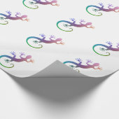 Colorful Gecko Cadeaupapier (Hoek)