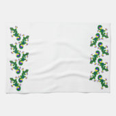 Colorful Gecko Lizards Theedoek (Horizontaal)