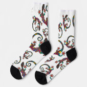 Colorful Gecko Socks Sokken (Links)