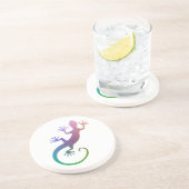 Colorful Gecko Zandsteen Onderzetter (Zijkant)