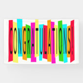 Colorful Gefeliciteerd banner (Horizontaal)