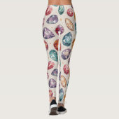 Colorful Gemstone Pattern (1) Leggings (Achterkant)