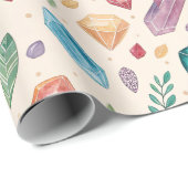 Colorful Gemstone Pattern (2) Cadeaupapier (Rol Hoek)