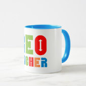 Colorful Geocacher Arrows Mok (Voorkant rechts)