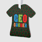 Colorful Geocacher Arrows Ornament (voorkant)