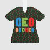 Colorful Geocacher Arrows Ornament (achterkant)