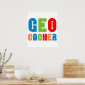 Colorful Geocacher Arrows Poster (Keuken)