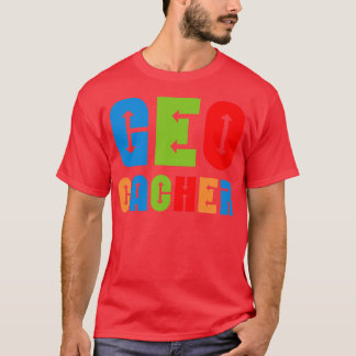 Colorful Geocacher Arrows T-shirt