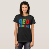 Colorful Geocacher Arrows T-shirt (Voorkant volledig)