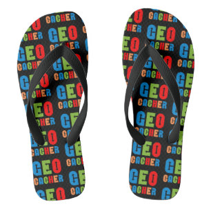 Colorful Geocacher Arrows Teenslippers