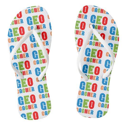Colorful Geocacher Arrows Teenslippers (Voetbed)