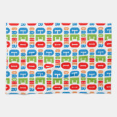 Colorful Geocacher Arrows Theedoek (Horizontaal)