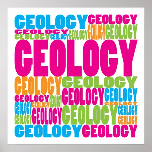 Colorful Geology Poster (Voorkant)