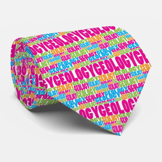Colorful Geology Stropdas (Opgerold)