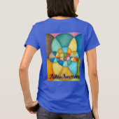 Colorful Geometric Abstract Autism Awareness T-shirt (Achterkant)