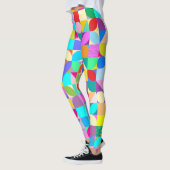 Colorful Geometric Abstract Fun Graphic Cool Leggings (Links)