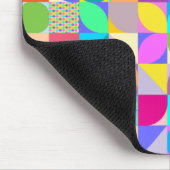 Colorful Geometric Abstract Fun Graphic Muismat (Hoek)