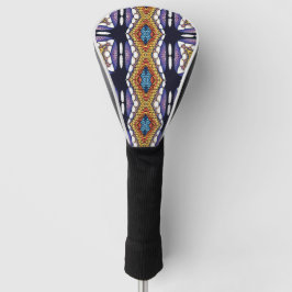 Colorful Geometric Abstract Patroon Golfheadcover