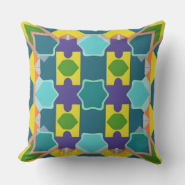 Colorful Geometric Abstract Patroon Kussen