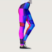 Colorful Geometric Abstract Patroon Leggings (Rechts)