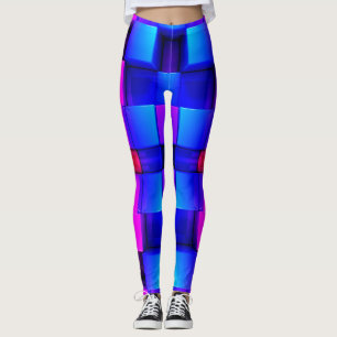 Colorful Geometric Abstract Patroon Leggings