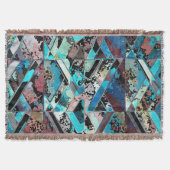 Colorful Geometric Abstract Pattern Deken (Voorkant)